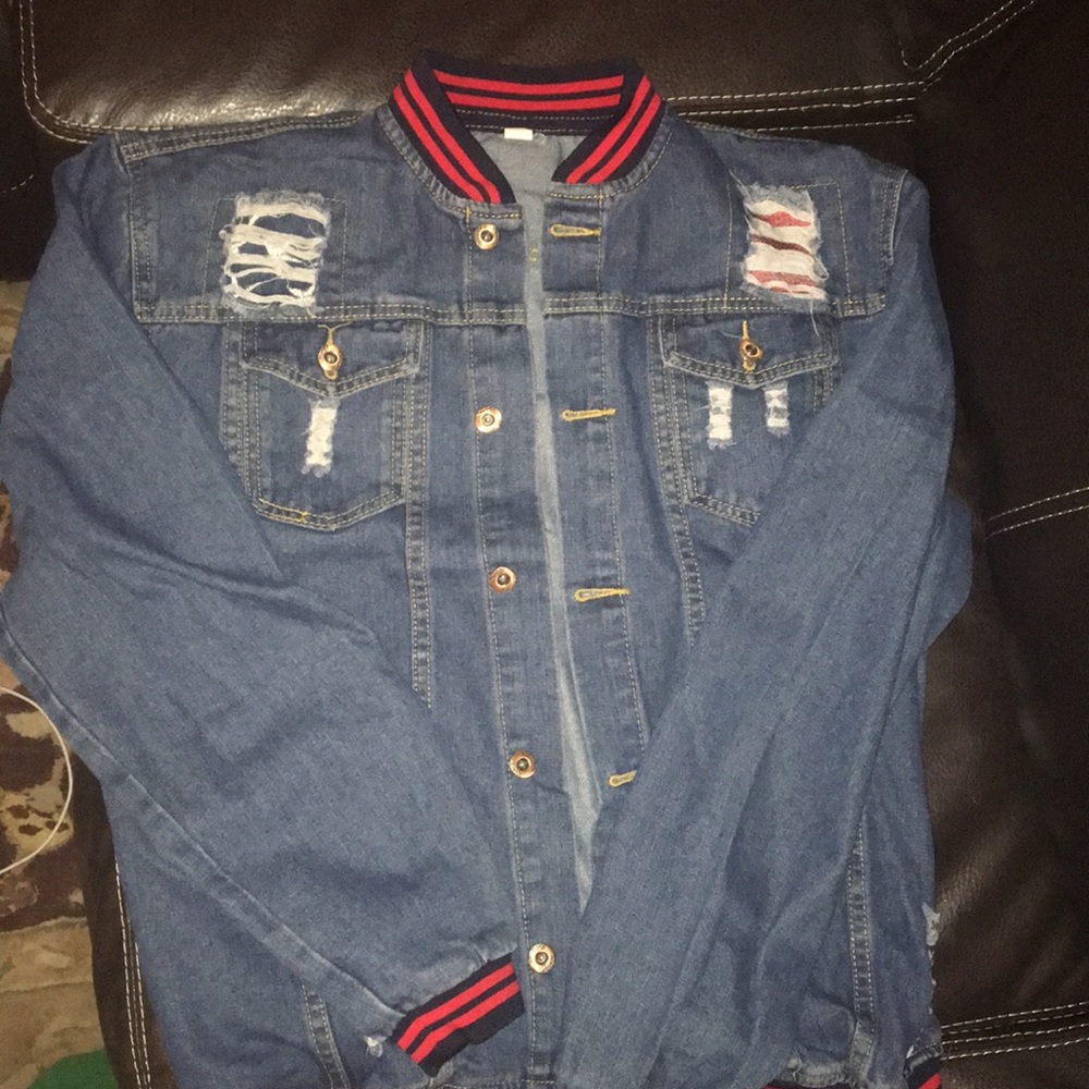 Men’s distressed  Jacket US size L